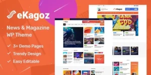 eKagoz News Magazine WordPress Theme 1.0破解版主题