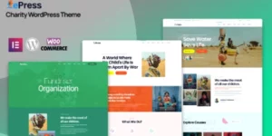 ePress Nonprofit Charity WordPress Theme 2.0.0破解版主题