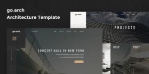 go.arch Architecture and Interior WordPress Theme 1.2.8破解版主题