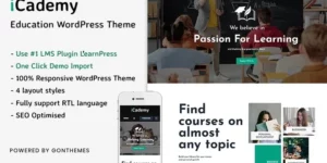 iCademy Education WordPress Theme 1.0.0破解版主题