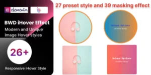 iHover effect addon for Elementor 1.0破解版插件