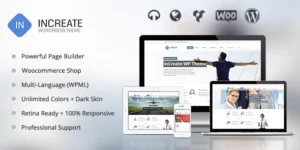 inCreate Responsive MultiPurpose WordPress Theme 1.2.5破解版主题