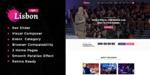 lisbon Event WordPress Theme 1.5破解版主题