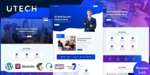 uTech IT Solutions Services WordPress Theme 5.7.0破解版主题