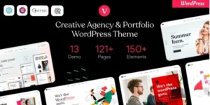 vCamp Creative Agency Portfolio WordPress Theme 1.5破解版主题