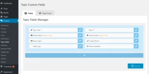 wpForo Topic Custom Fields 3.2.1破解版插件
